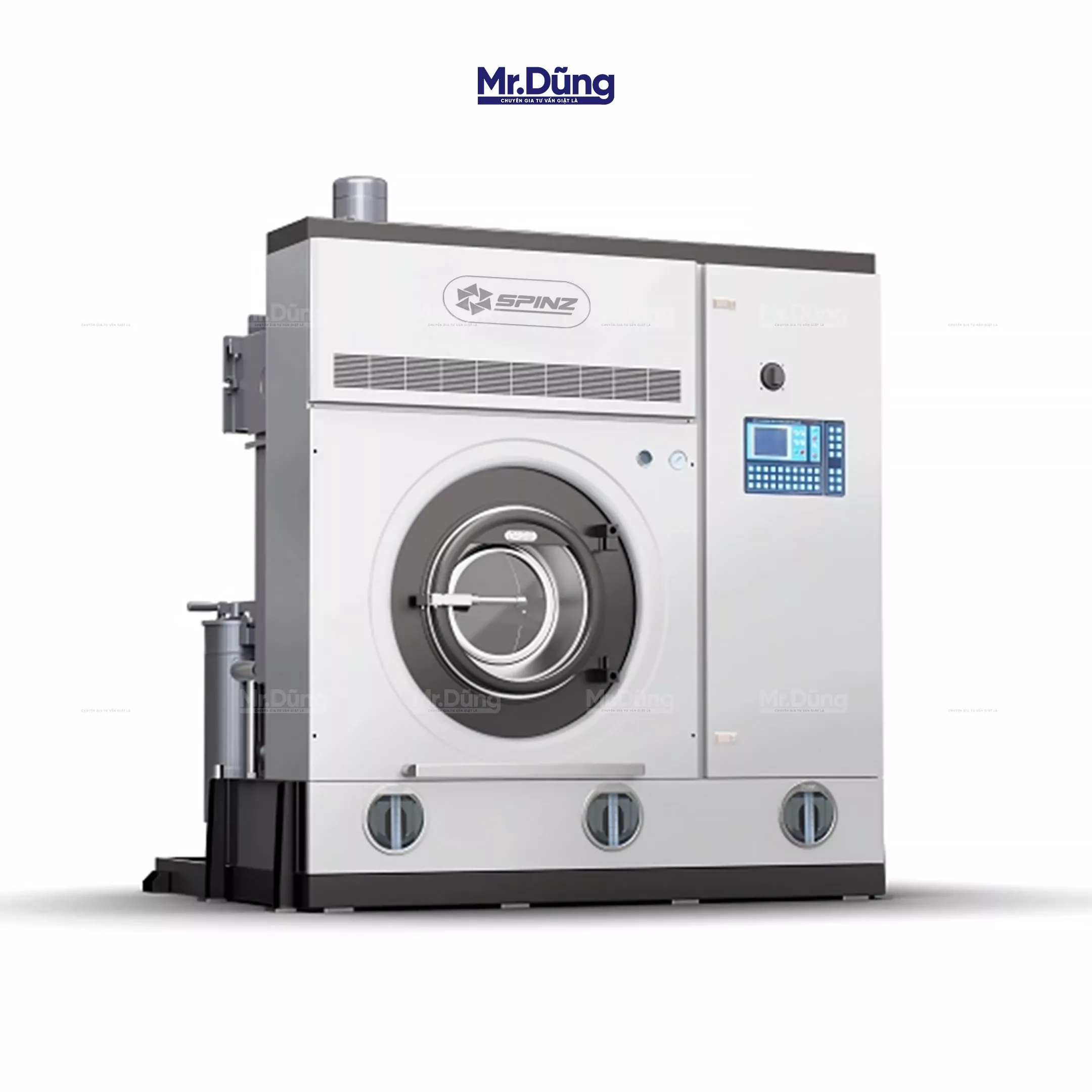 Máy giặt khô Công nghiệp SPINZ | 10kg | HMS200 | White