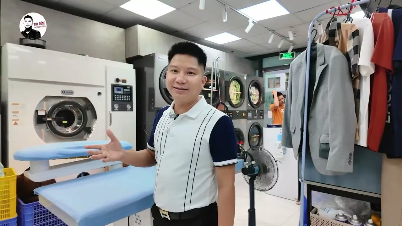  Mở tiệm giặt sấy thành công