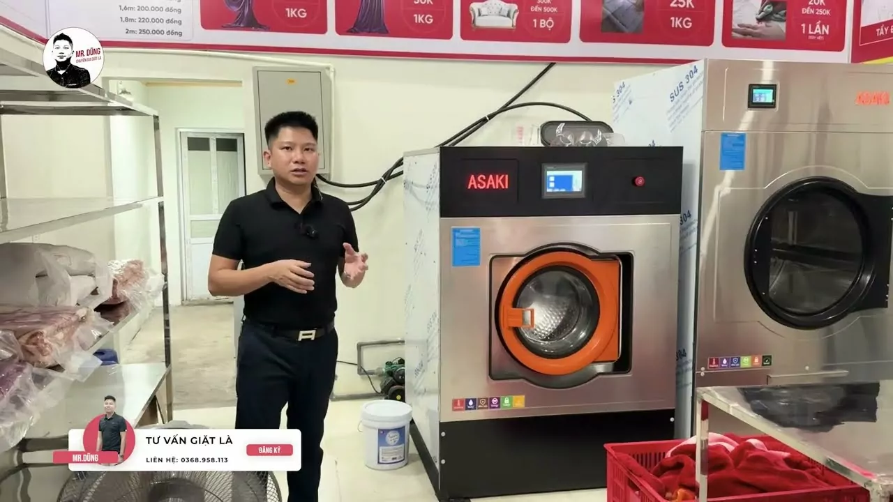 cửa hàng giặt sấy chuyên nghiệp