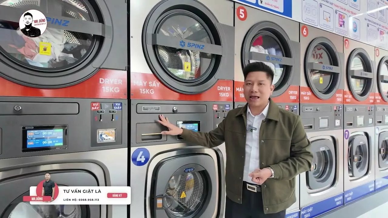 dùng máy sấy công nghiệp 10 năm